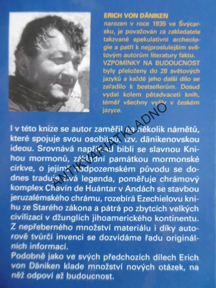 STRATEGIE BOHŮ, OSMÝ DIV SVĚTA, ERICH VON DÄNIKEN, **an