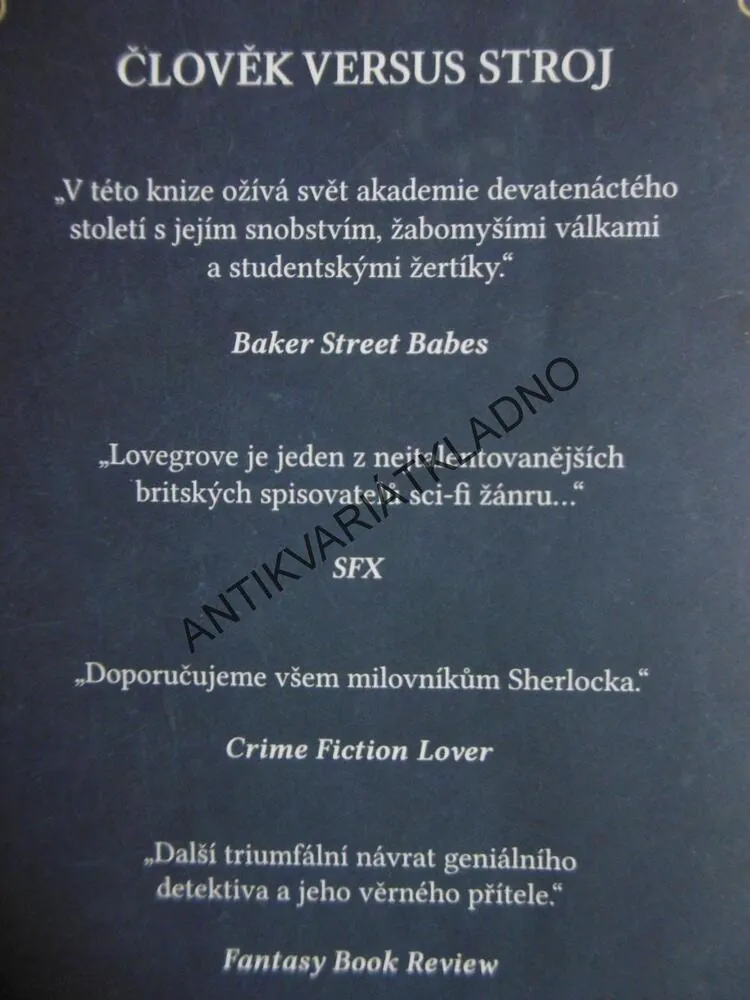 SHERLOCK HOLMES A MYSLÍCÍ STROJ, JAMES LOVERGROVE