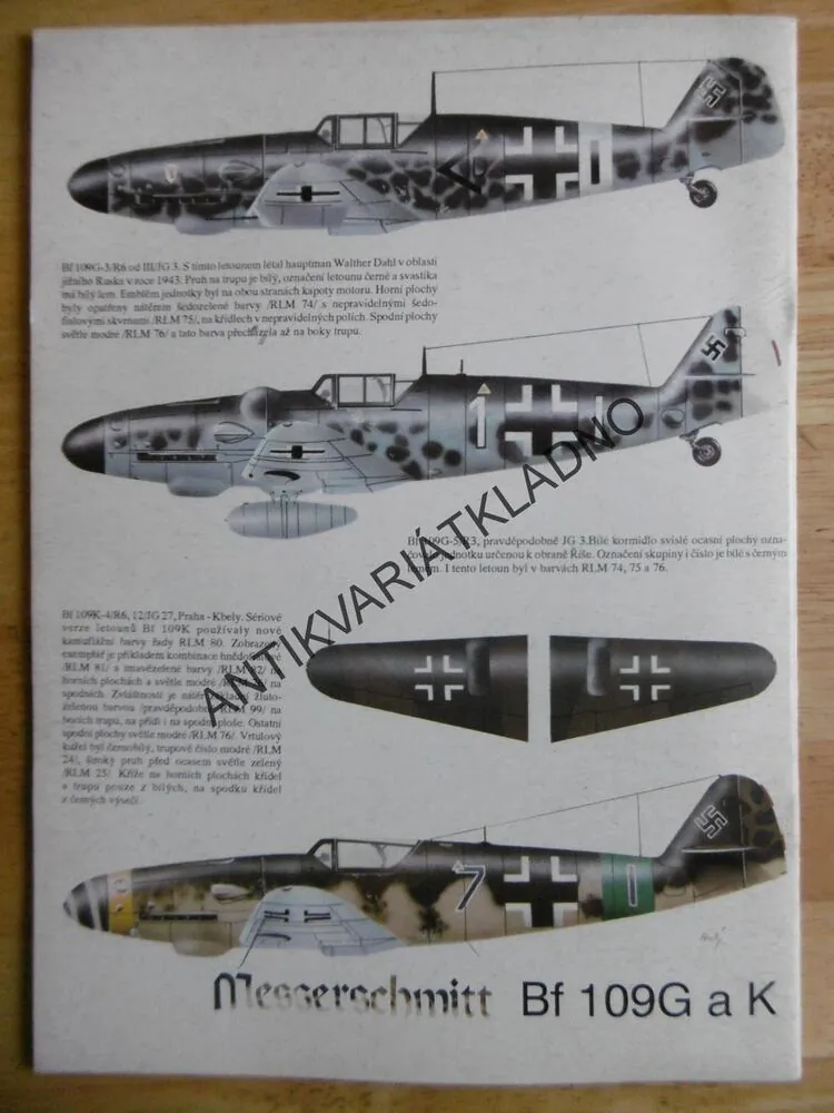 MESSERSCHMITT, BF 109 G A K