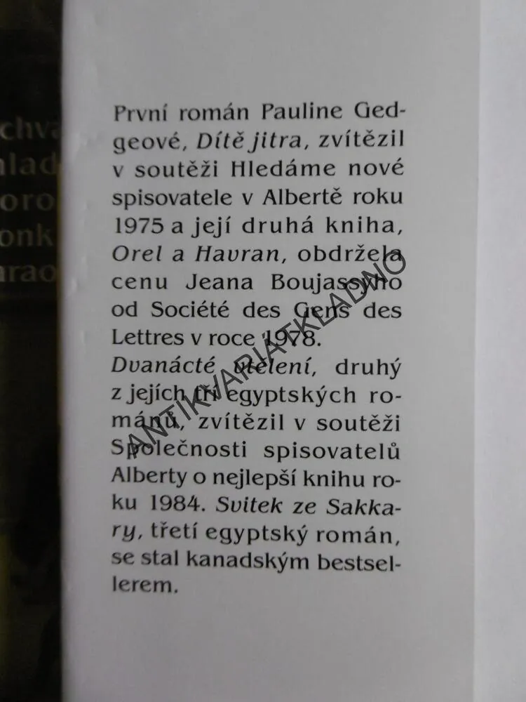 DŮM SNŮ, DŮM ILUZÍ, 1-2, PAULINE GEDGEOVÁ