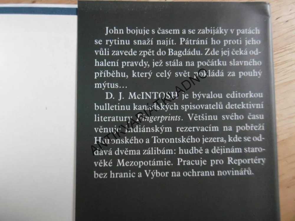 ODKAZ MEZOPOTAMSKÉHO PÍSAŘE, D.J. MCINTOSH, **an
