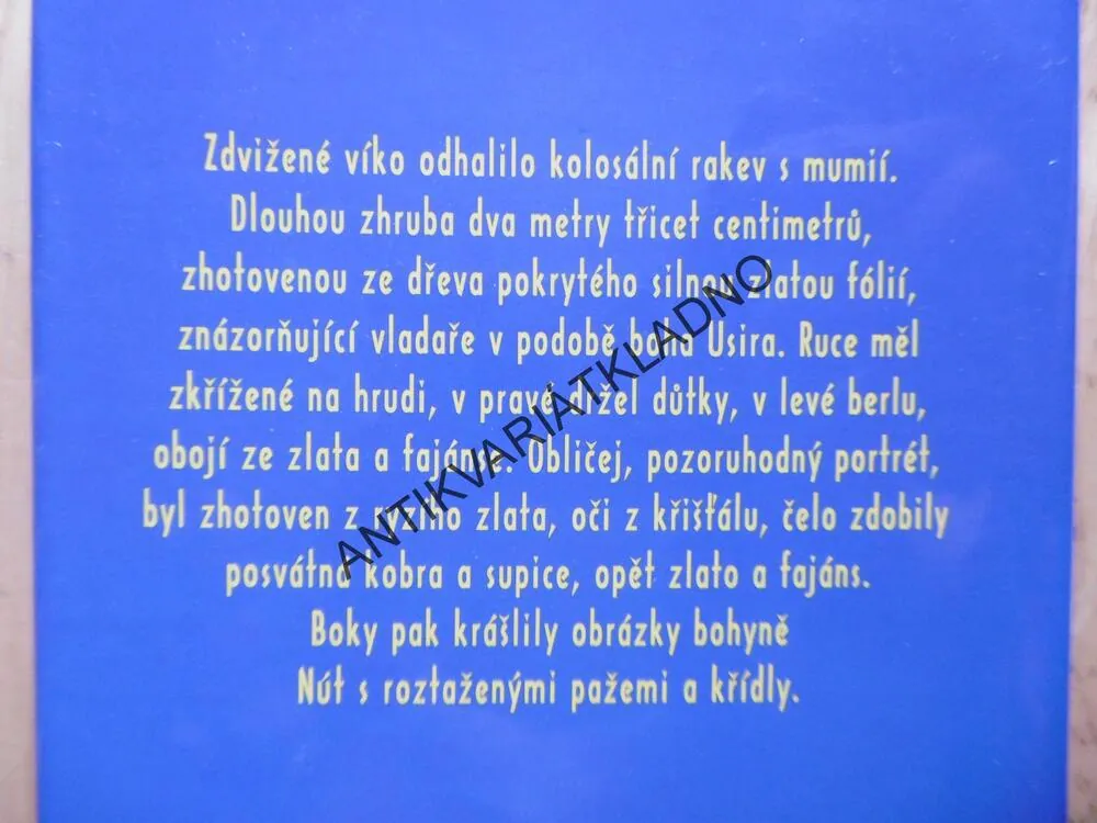 TUTANCHAMON, PODVOD NEBO SKUTEČNOST? GERALD O´FARRELL,