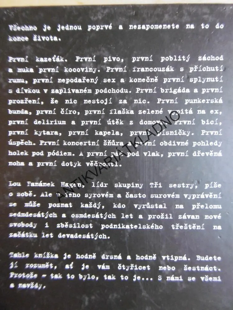 LOU FANÁNEK HAGEN, TAK TO BYLO, TAK TO JE...,