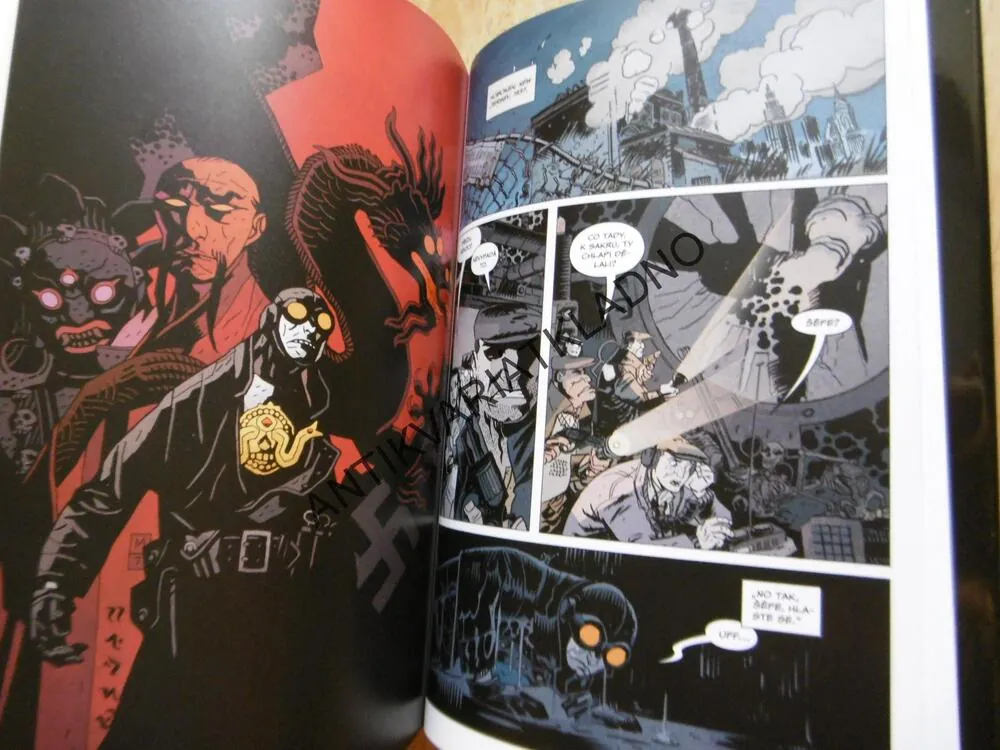 HELLBOY, HUMR JOHNSON,ŽELEZNÝ PROMÉTHEUS, MIKE MIGNOLA, KOMIKS 1
