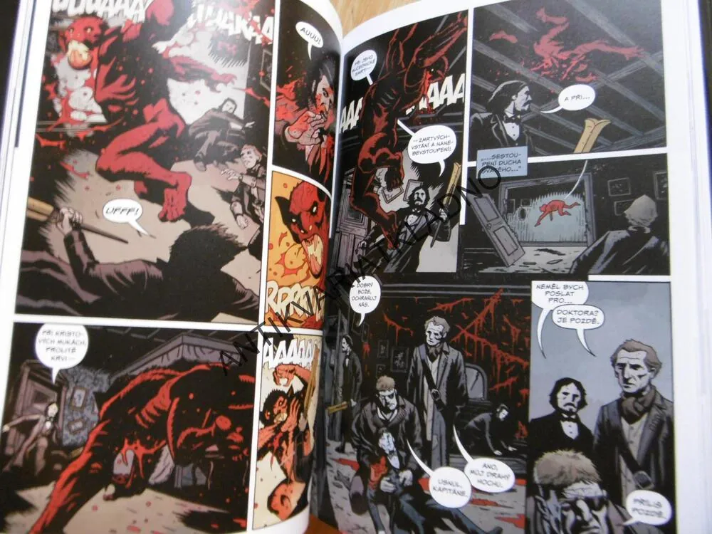 HELLBOY, SIR EDWARD GREY LOVEC ČARODĚJNIC, VE SLUŽBÁCH ANDĚLŮ, MIKE MIGNOLA, KOMIKS 1