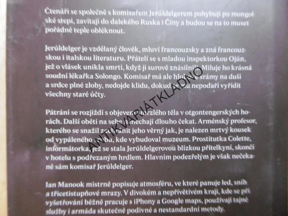 KRUTÉ ČASY, IAN MANOOK, **an