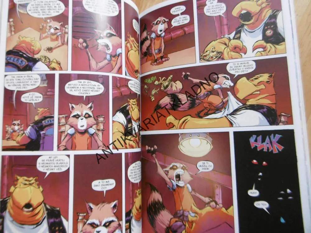 ROCKET, CHLUPATÝ A NEBEZPEČNÝ, KOMIKS, **an