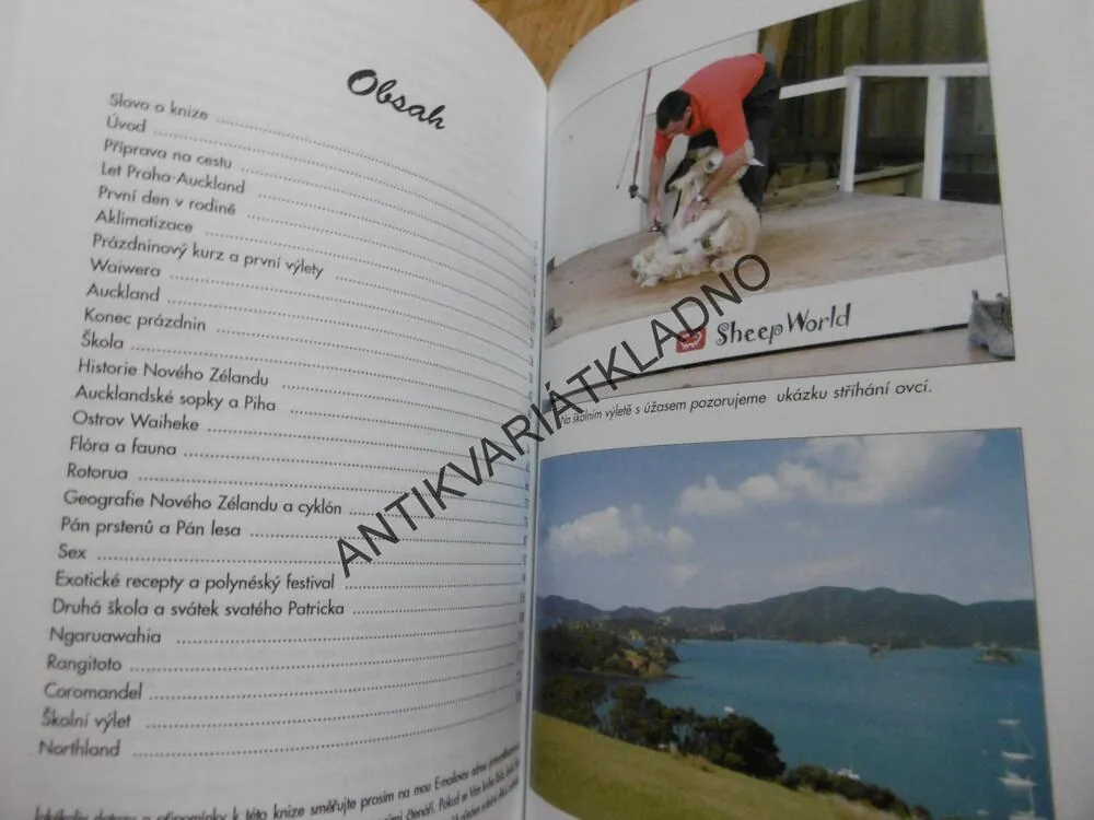 NOVÝ ZÉLAND ZEMĚ PROTINOŽCŮ, JIŘÍ MÁRA,-AUTOGRAM , **an