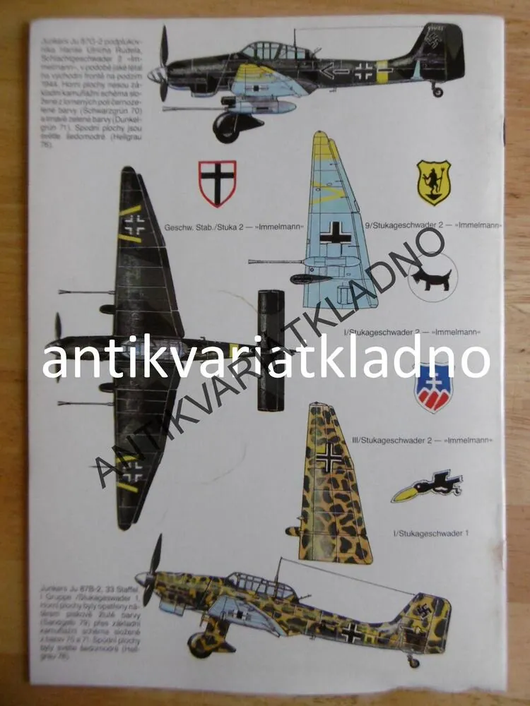 JUNKERS JU 87 STUKA, LETADLO, 