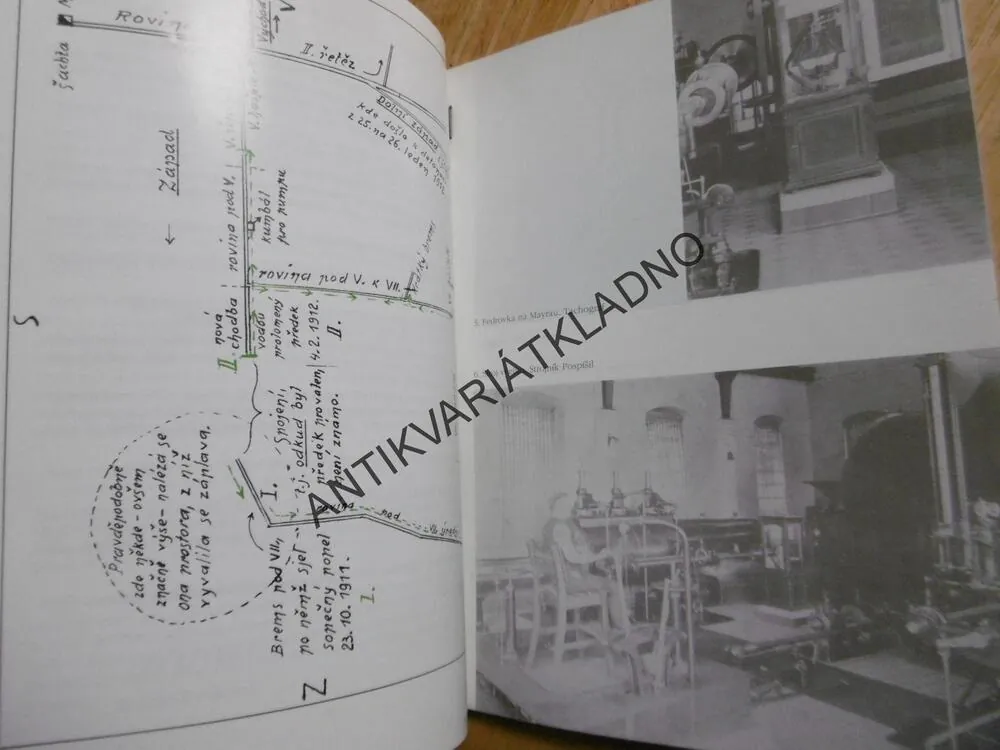 DŮL MAYRAU OBJEKTIVEM KMODRASE, VINAŘICE KLADNO, HORNICTVÍ, **an