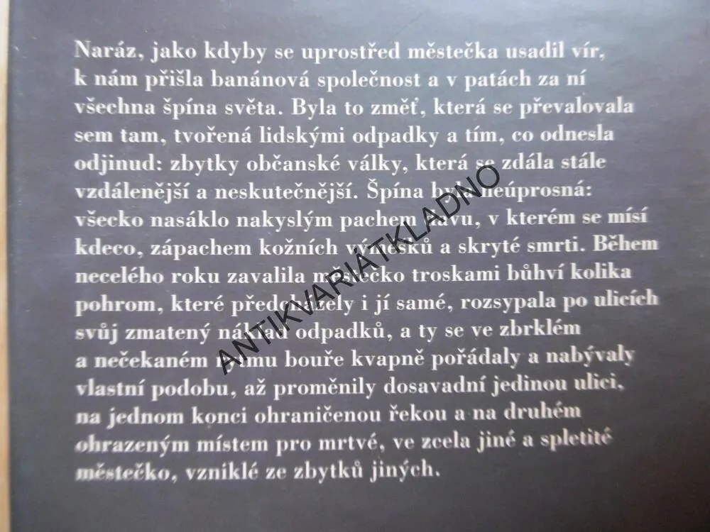 VŠECHNA ŠPÍNA SVĚTA, GABRIEL GARCÍA MÁRQUEZ