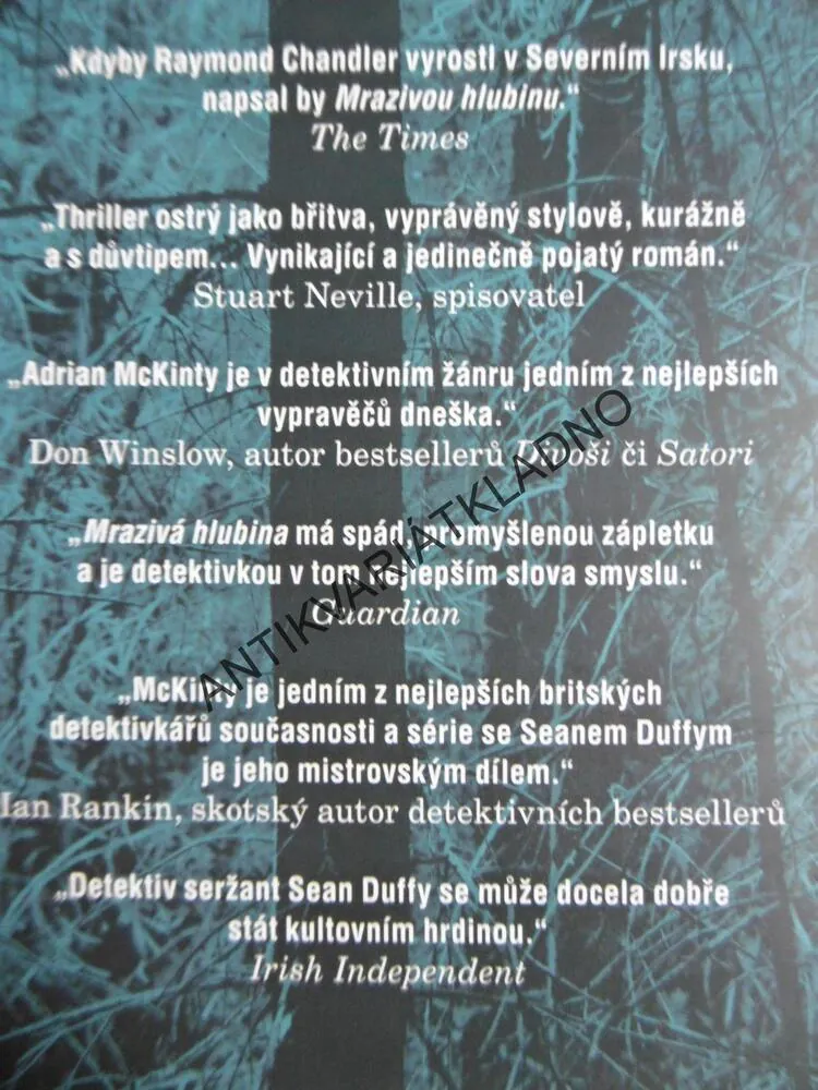 MRAZIVÁ HLUBINA, ADRIAN MCKINTY, 