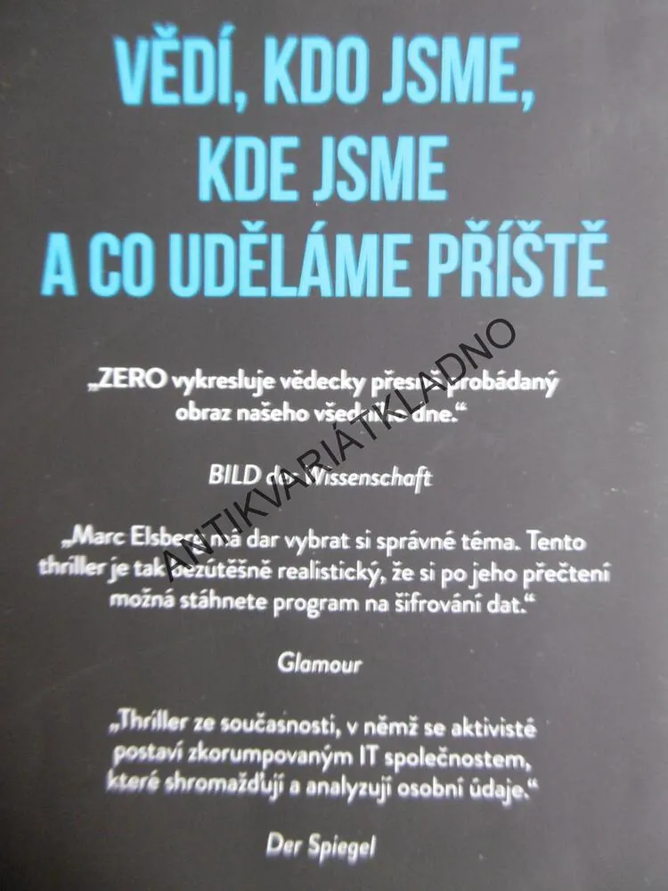ZERO, ONI TO VĚDÍ, MARC ELSBERG, **an