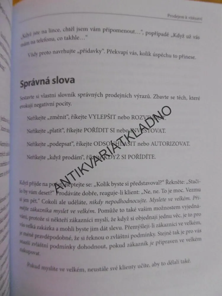 PRODEJEM K VÍTĚZSTVÍ, RICHARD DENNY