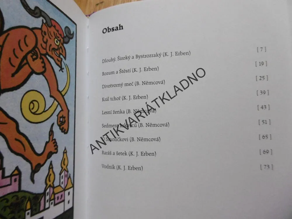 POHÁDKY, JOSEF LADA, NĚMCOVÁ, KAREL JAROMÍR ERBEN, **an
