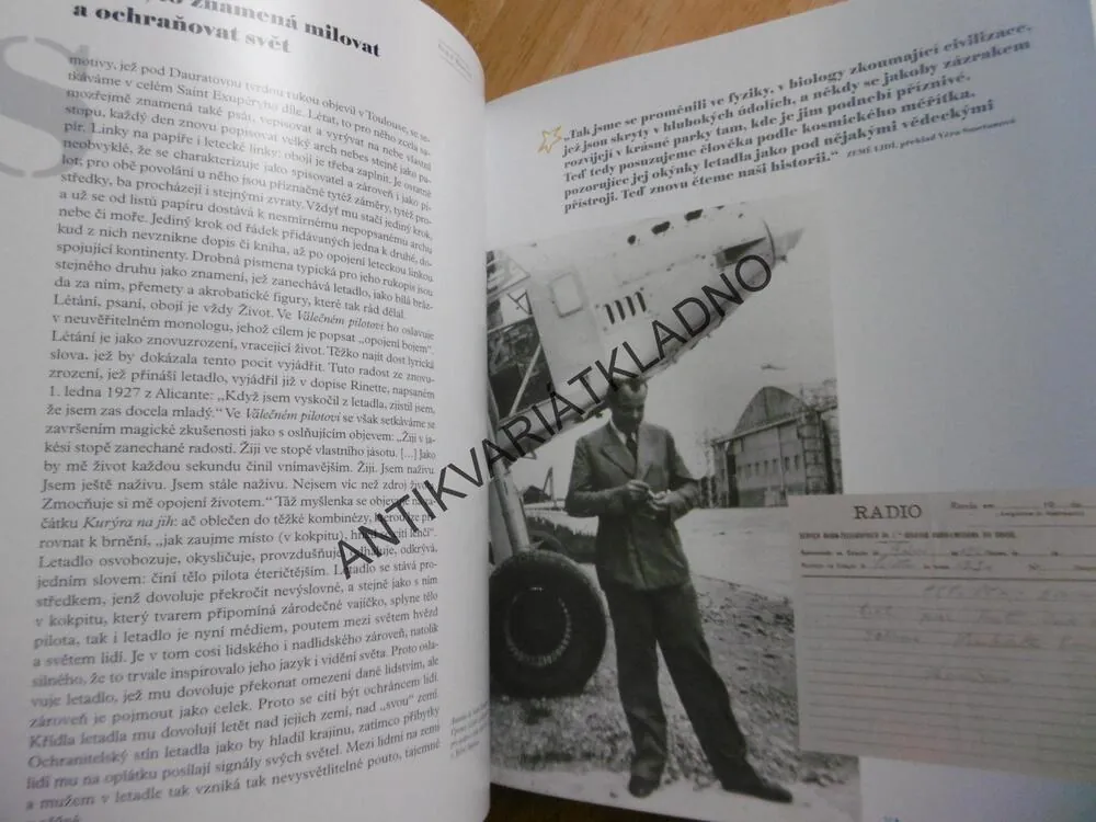 ANTOINE DE SAINT EXUPÉRY V OBRAZECH A DOKUMENTECH, LETECTVÍ