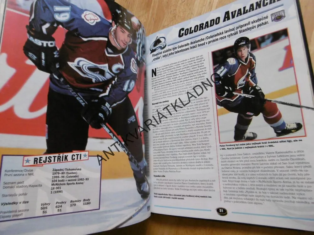 NHL HOKEJ, KLUBY, OSOBNOSTI, HISTORIE