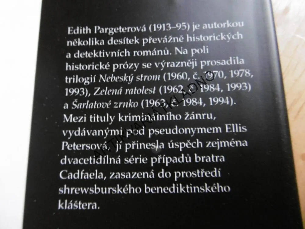 KRVAVÉ POLE SHREWSBURSKÉ, EDITH PARGETEROVÁ