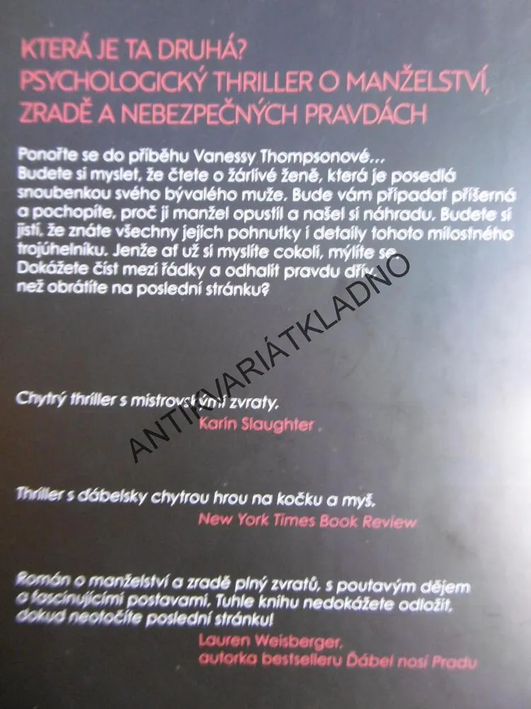 MANŽELKA MEZI NÁMI, GREER HENDRICKS, SARAH PEKKANEN