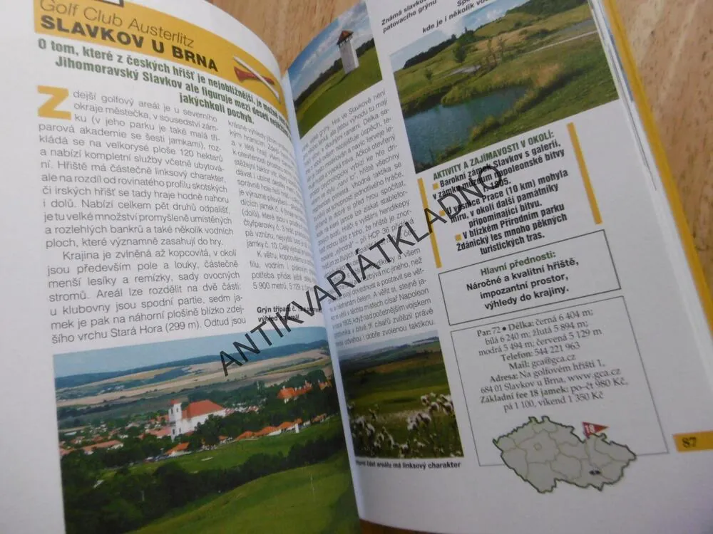 GOLF KŘÍŽEM KRÁŽEM PO ČESKU, TIPY NA VÝLETY, **an