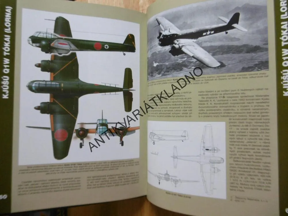 LETADLA 1939-45, 1.DÍL, STÍHACÍ A BOMBARDOVACÍ LETADLA JAPONSKA