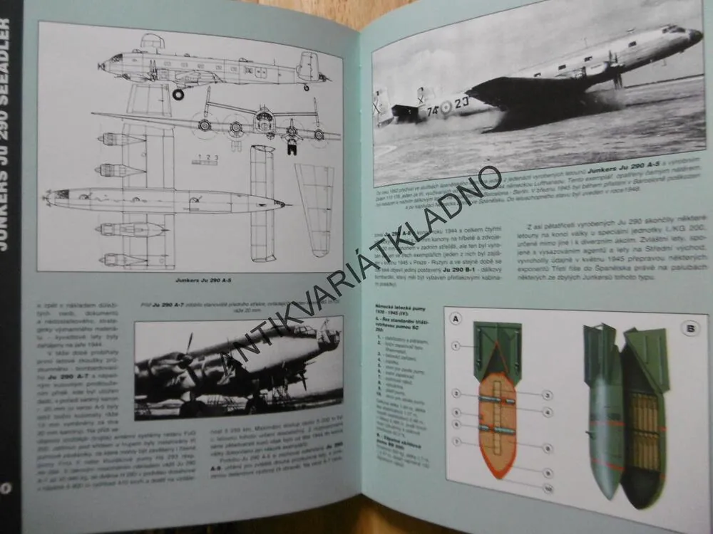 LETADLA 1939-45, 2.DÍL, STÍHACÍ A BOMBARDOVACÍ LETADLA NĚMECKA, **an