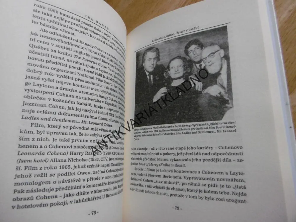 ŽIVOT V UMĚNÍ, LEONARD COHEN