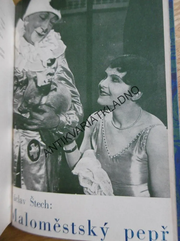 MALOMĚSTSKÝ PEPŘ, VÁCLAV ŠTECH - AUTOGRAM,1927, HUMORESKY, **an