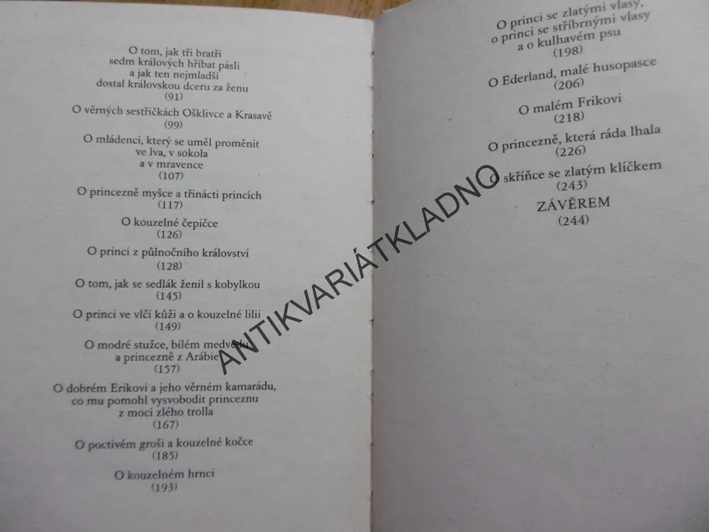 POHÁDKY SEVERNÍHO VĚTRU, FINDOVÁ, RADEK PILAŘ, 1975