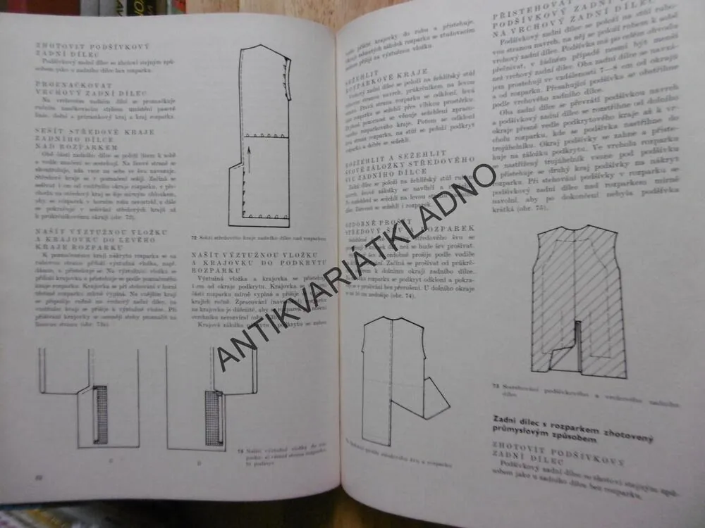 ODĚVNÍ TECHNOLOGIE, PRO 3.ROČ. SOU UČEBNÍ OBOR KREJČÍ,