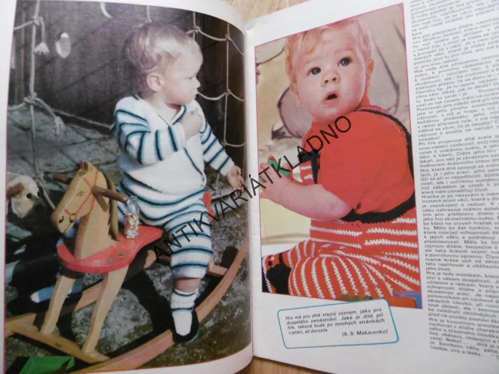 SVĚT NAŠICH DĚTÍ, MONA 1978, RETRO, NÁVRHÁŘSTVÍ