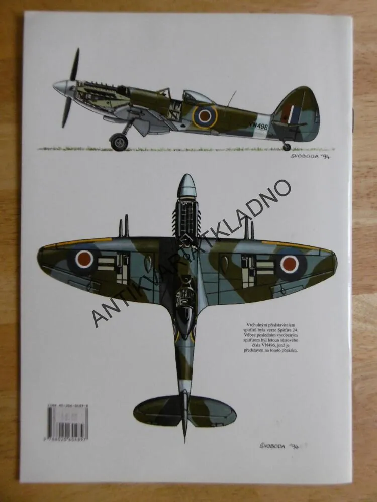 STÍHACÍ LETOUNY SPITFIRE S MOTOREM GRIFFON, BERGER, SVOBODA, MILITARIA, HOBBY