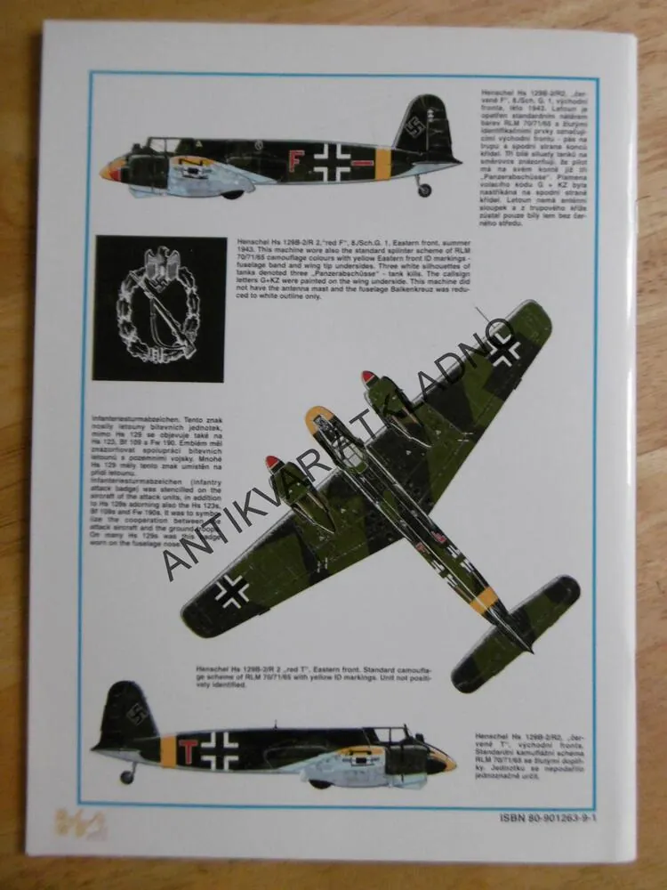 HENSCHEL HS 129, LETADLO, 