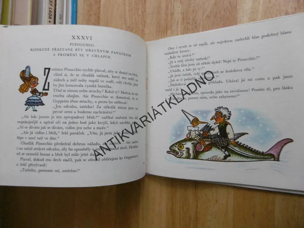 PINOCCHIOVA DOBRODRUŽSTVÍ, CARLO COLLODI, ZMATLÍKOVÁ, JISKŘIČKY, **an