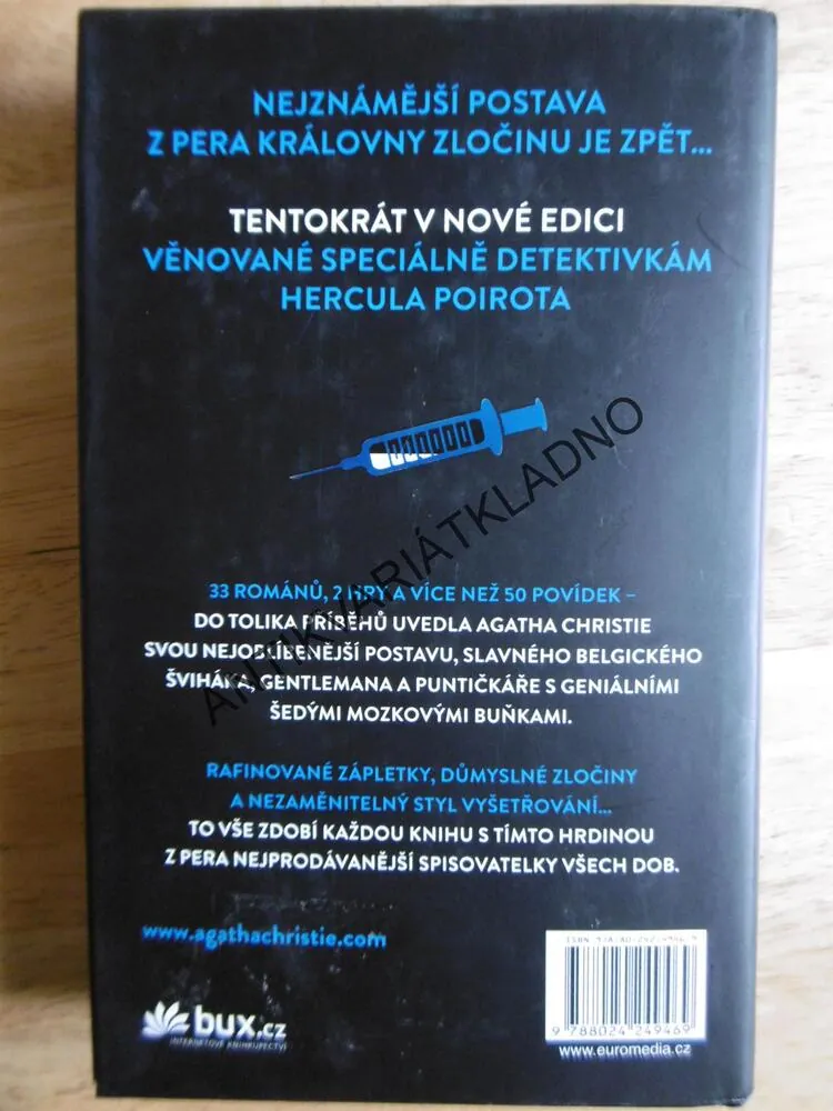 KARTY NA STOLE, AGATHA CHRISTIE, HERCULE POIROT, **an
