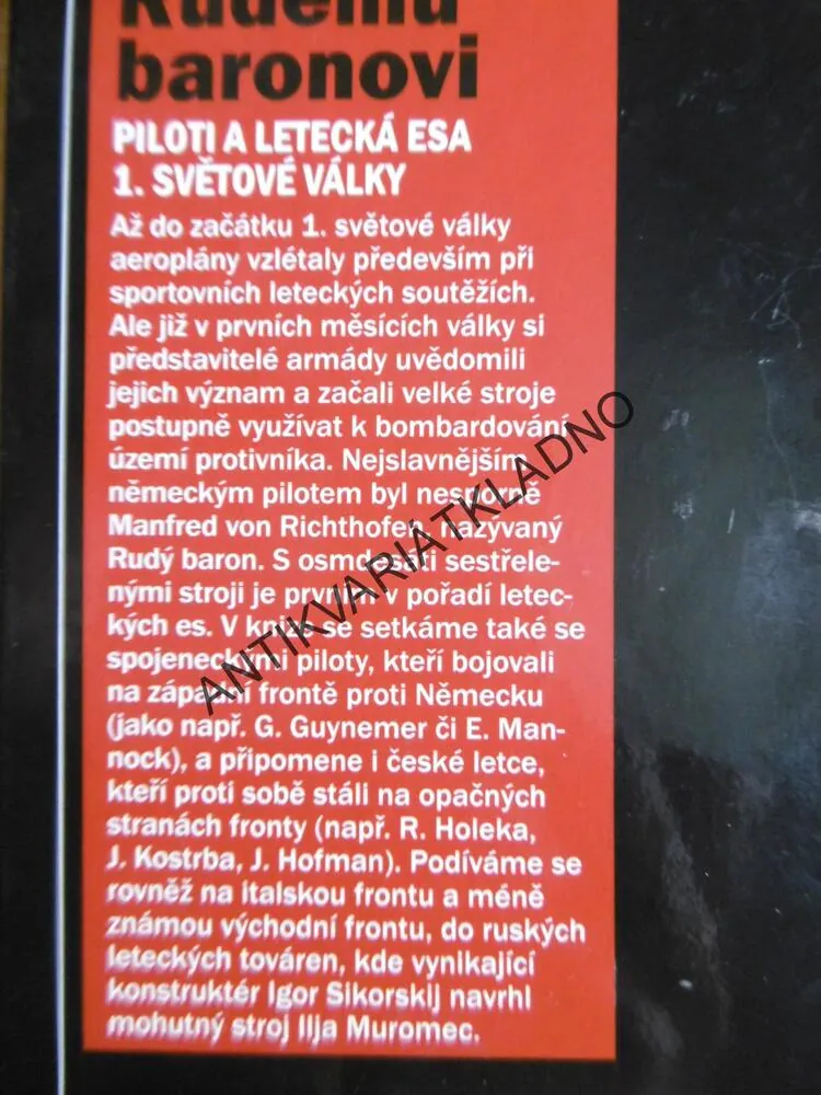 PROTI RUDÉMU BARONOVI, DITRYCH, MAGNET SV.19