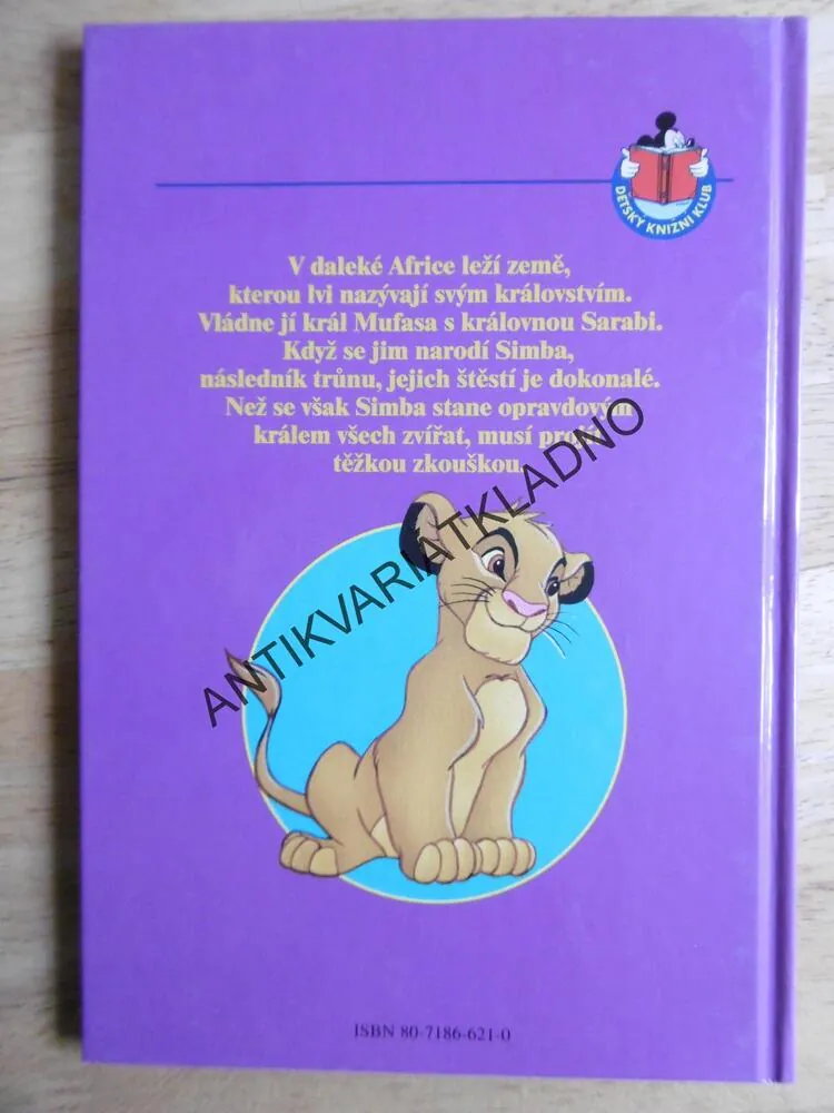 LVÍ KRÁL, WALT DISNEY