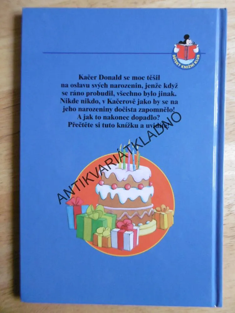 KAČER DONALD, DONALDOVY NAROZENINY, WALT DISNEY, **an