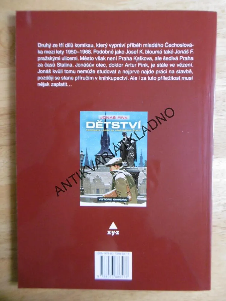 DOSPÍVÁNÍ, KOMIKSOVÝ ROMÁN ZE STALINISTICKÉ PRAHY, JONÁŠ FINK, KOMIKS