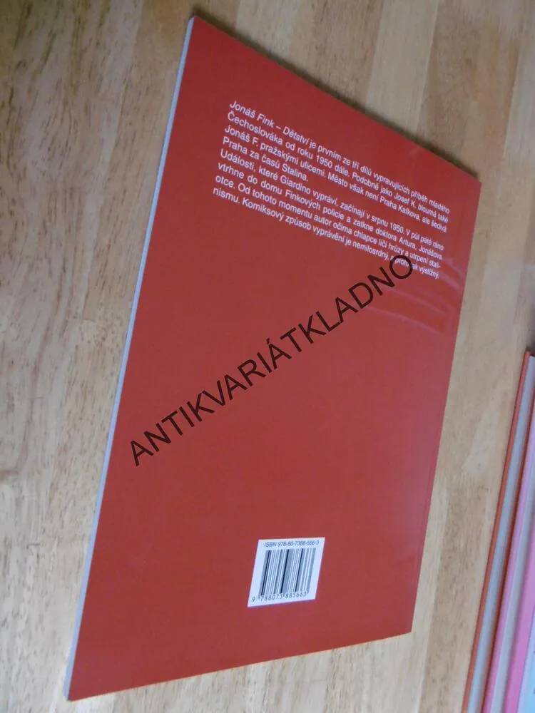 DĚTSTVÍ, KOMIKSOVÝ ROMÁN ZE STALINISTICKÉ PRAHY, JONÁŠ FINK, KOMIKS, **an