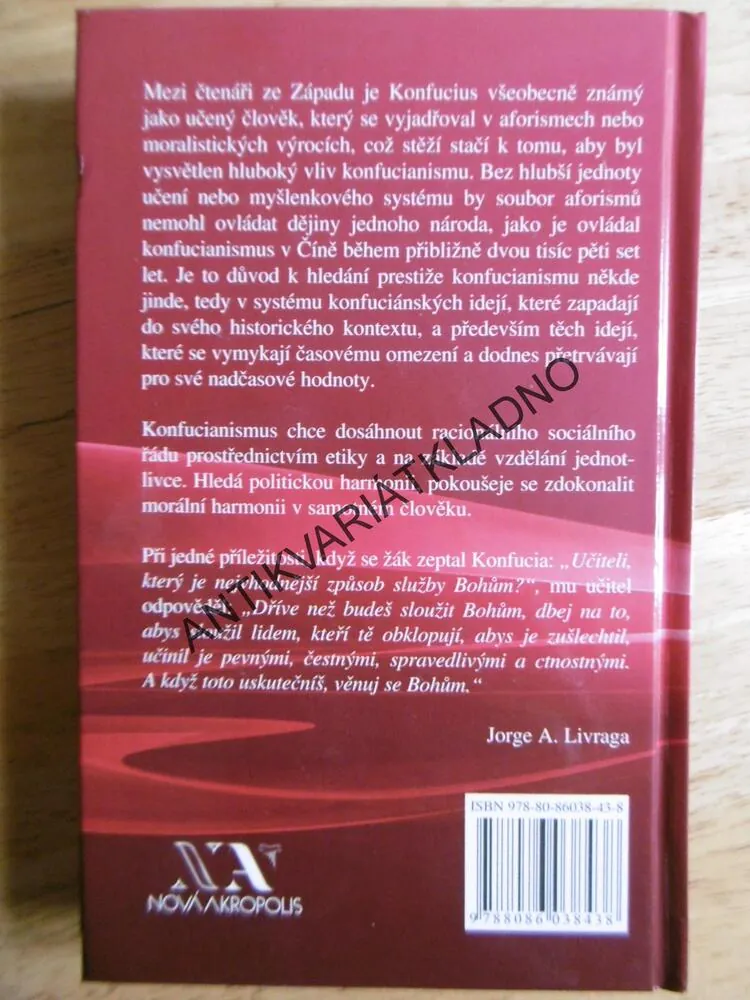 HOVORY KONFUCIOVY, FILOSOFIE