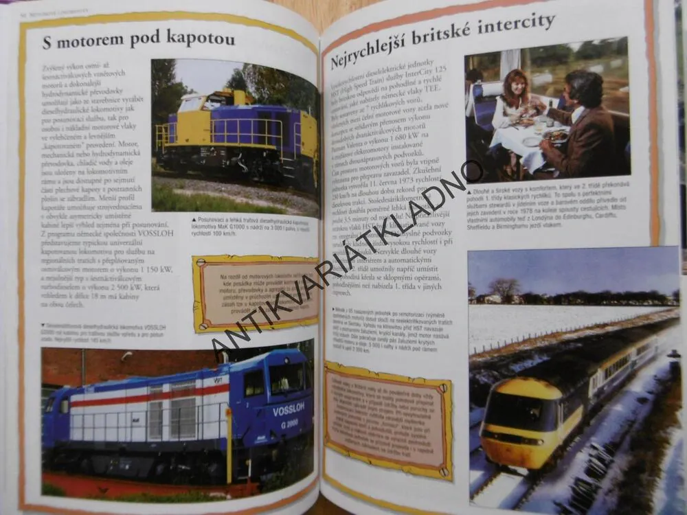 100 NEJVĚTŠÍCH ZAJÍMAVOSTÍ O ŽELEZNICI, ŽELEZNICE, **an