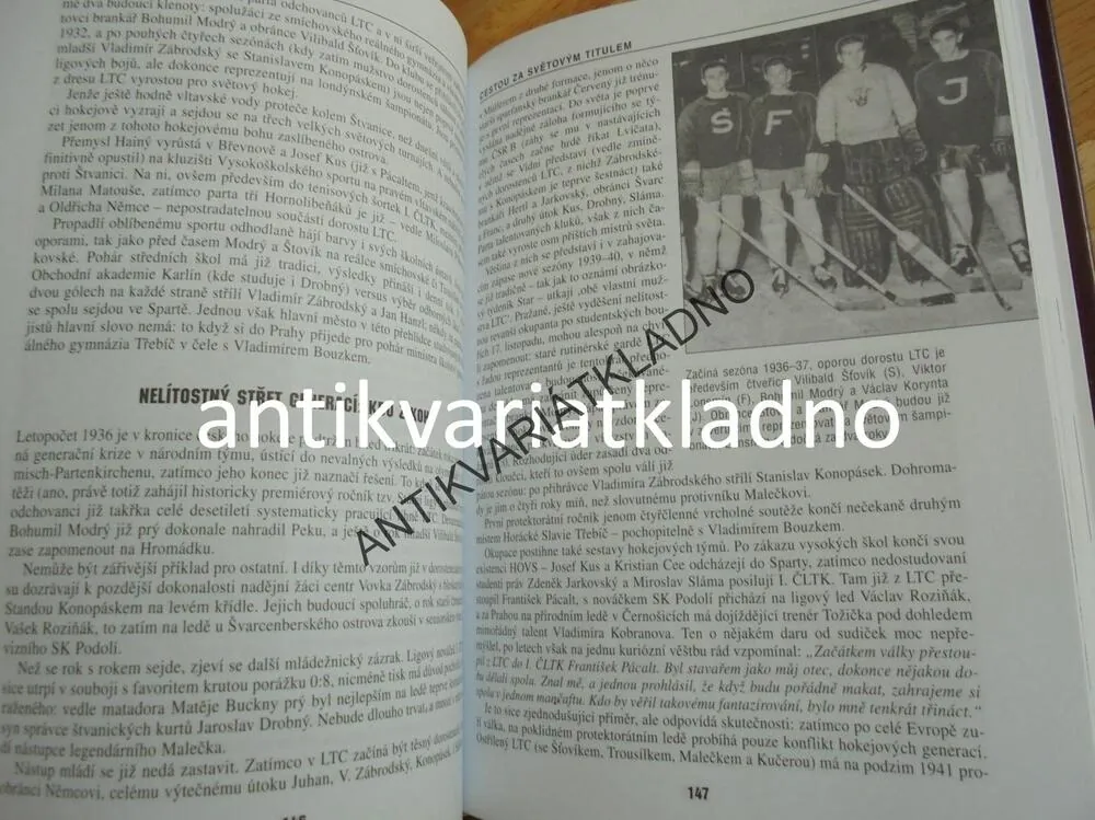 ZAPŘENÉ GENERACE, OBĚTOVANÍ ŠAMPIONI, HOKEJ, MACKŮ, **an