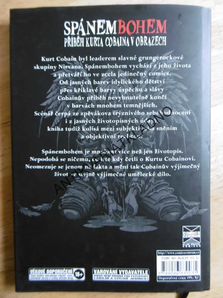 SPÁNEM BOHEM, PŘÍBĚH CURTA COBAINA V OBRAZECH, LEGG, MCCARTHY, FLAMEBOY