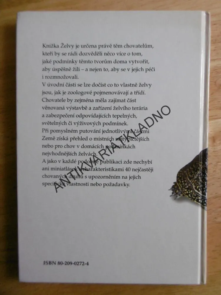 ŽELVY, JIŘÍ ZYCH, NAŠE HOBY
