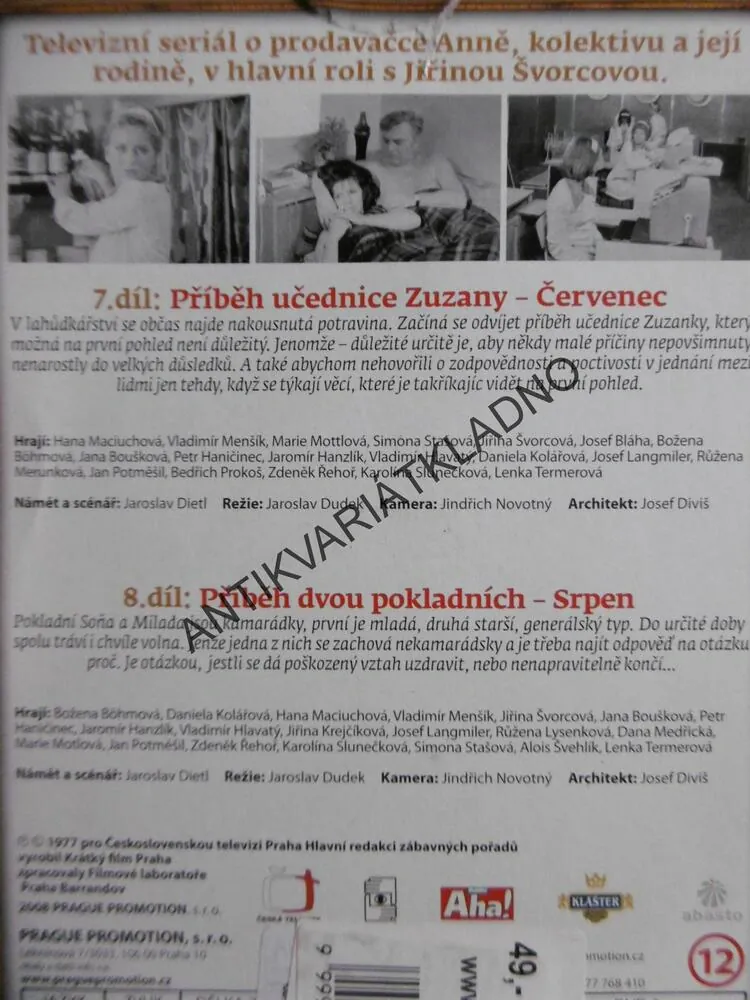 ŽENA ZA PULTEM,1-12.DÍL, 6 DVD FILM SERIÁL