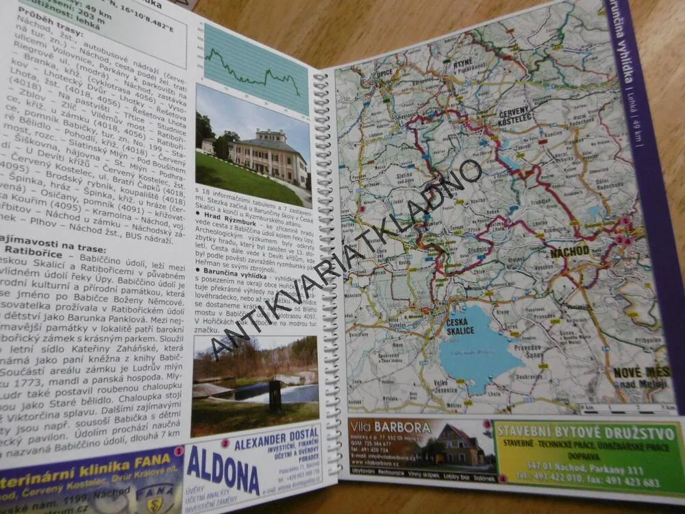 CYKLOPRŮVODCE, VÝCHODNÍ ČECHY NA KOLE I PĚŠKY, **an