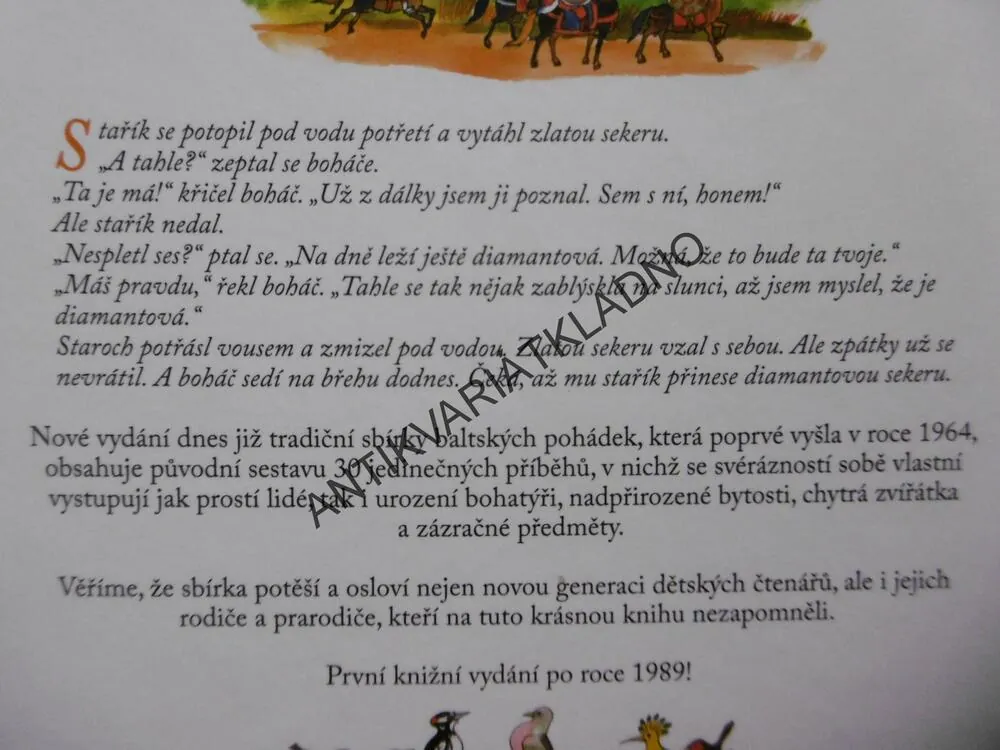 DIAMANTOVÁ SEKERA, BALTSKÉ POHÁDKY, JAROSLAV TICHÝ,