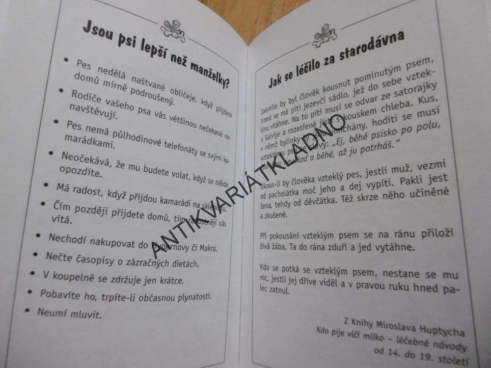 NEJEN BONMOTY A CITÁTY O PSECH, PÁNIČKÁCH A PANIČKÁCH, VRÁŤA EBR, SUCHÁNEK, MARTENEK, **an