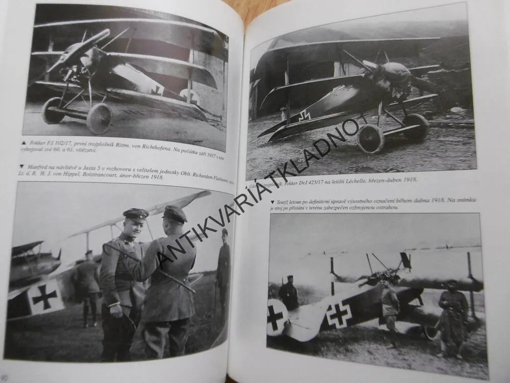 MANFRED VON RICHTHOFEN, RUDÝ LETEC, BARON, **an